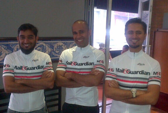 The Ne M&G jersey worn by Mohammed Baroochi,Nazeer Saley and Mohamed "Cappy" Kaka