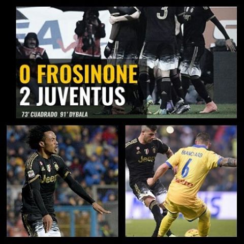 Juventus 2 Frosinone 0. Great win again.more on the blog.