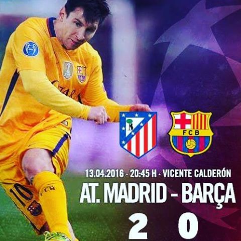 Barcelona are Dumped out by Atletico. Your thoughts? I knew it