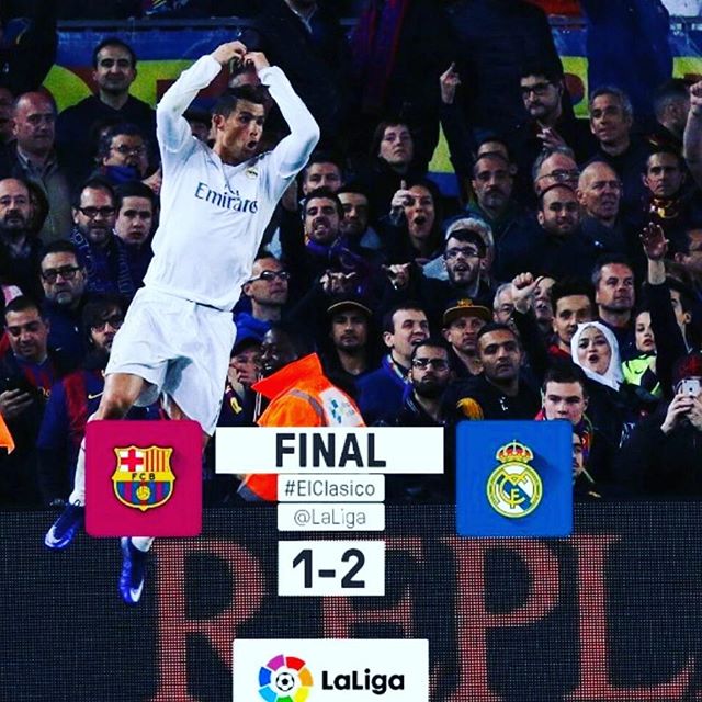 El Classico. Real Madrid 2 Barcelona 1. Your thoughts on the match?