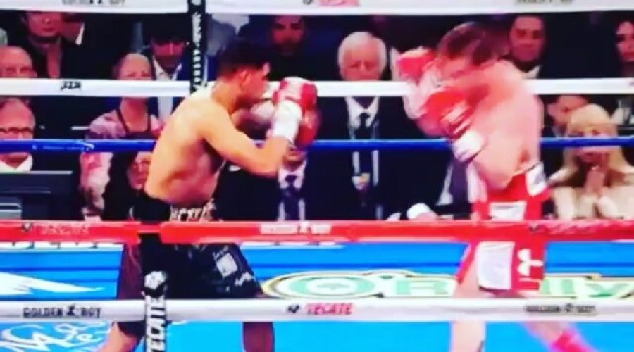 The Amir khan knockout. Your thoughts as Alvarez knocks him out cold #boxing #saulalvarez #amirkhan #knockout #fight