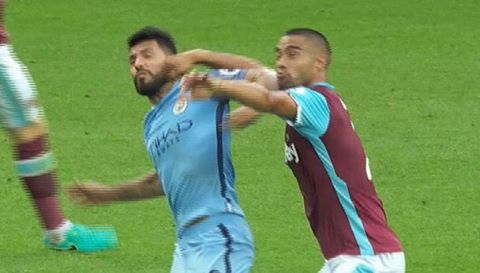 MUGG of the Week.Sergio Aguero for elbowing Reed and messing up the start of fantasy football