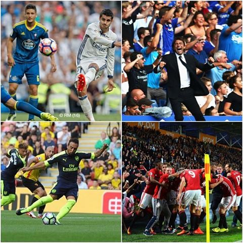 Weekend Footie Round Up. MANCS win in Fergie time. Conte looks strong.Arsenal rampant and Morata nets for Real. Good weekend for all I reckon . Your thoughts ?
