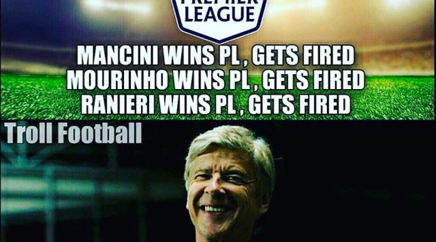 Instagram pic of the Day. Thought this was Hilarious. Wenger will Never Leave