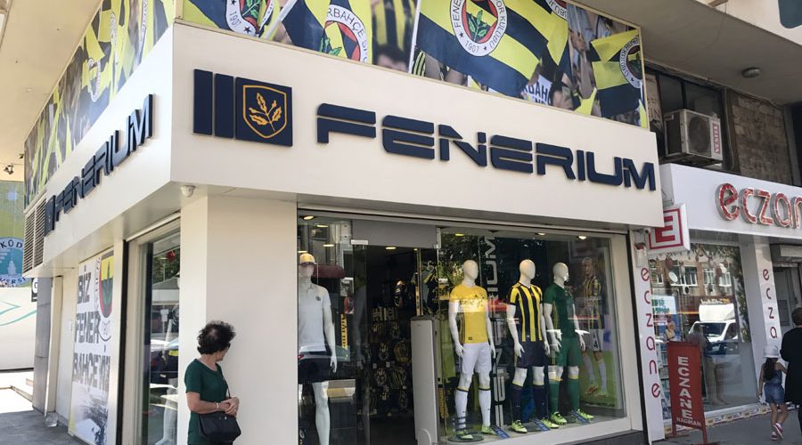 Fenerbache Fan Store in Istanbul, Turkey