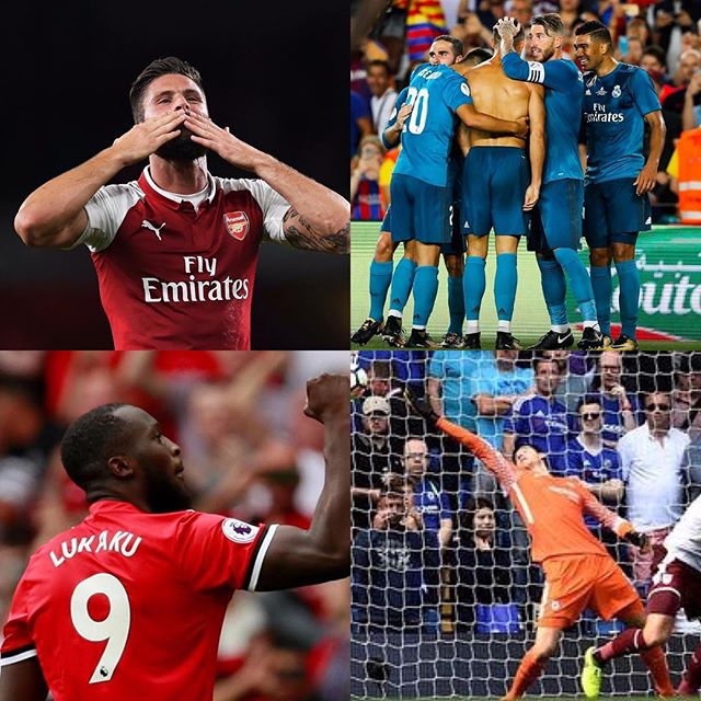 Weekend footie Round Up. Mubarak to all. So exciting that footie is back. Lots of talking points. Madrid winning the Classico, CR7 red card and ban,Chelsea getting thumped,good wins for Arsenal and Citeh. Liverpool conceding in the end. What's New. What's your views?
