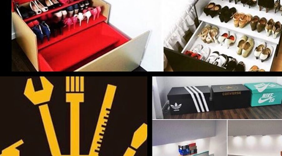Custom Made Shoe Boxes. Love it. Click for More