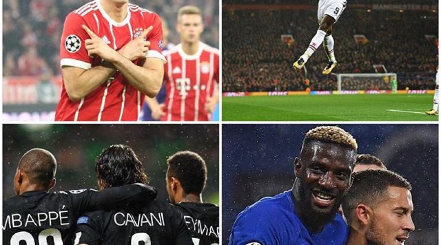 Good Night in Europe for the Big Guns. MANCS,Chelsea,Bayern and PSG all score top victories. Your thoughts on the Matchday?