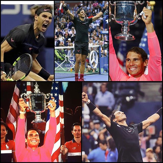 Rafael Nadal wins the US Open and his 16 SLAM. Vamos Rafa and well done to @kandersonatp. Making us South Africans Proud