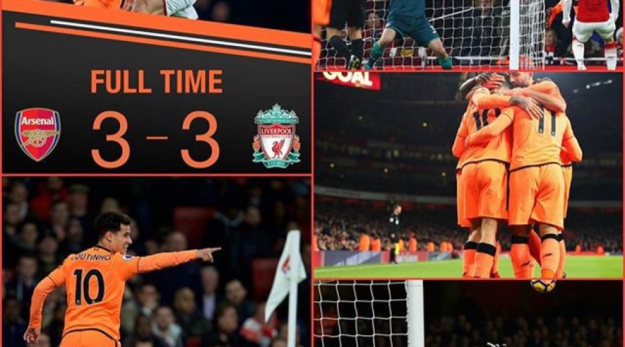 Arsenal 3 Liverpool 3. Your thoughts on the game?