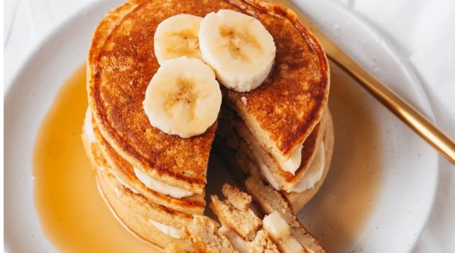 Banana Oat Meal Pancakes